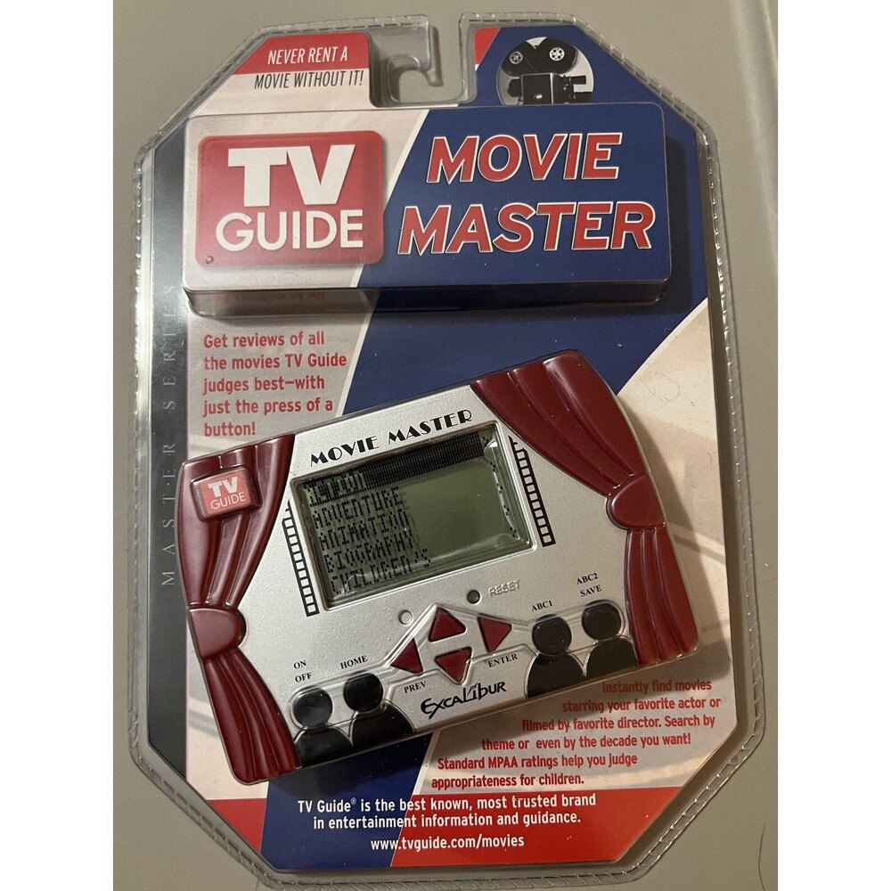 TV Guide Movie Master Handheld Electronic Trivia Game - 755482120103 - Excalibur